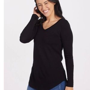 Woolx 2X Long sleeve, v-neck heavyweight tunic